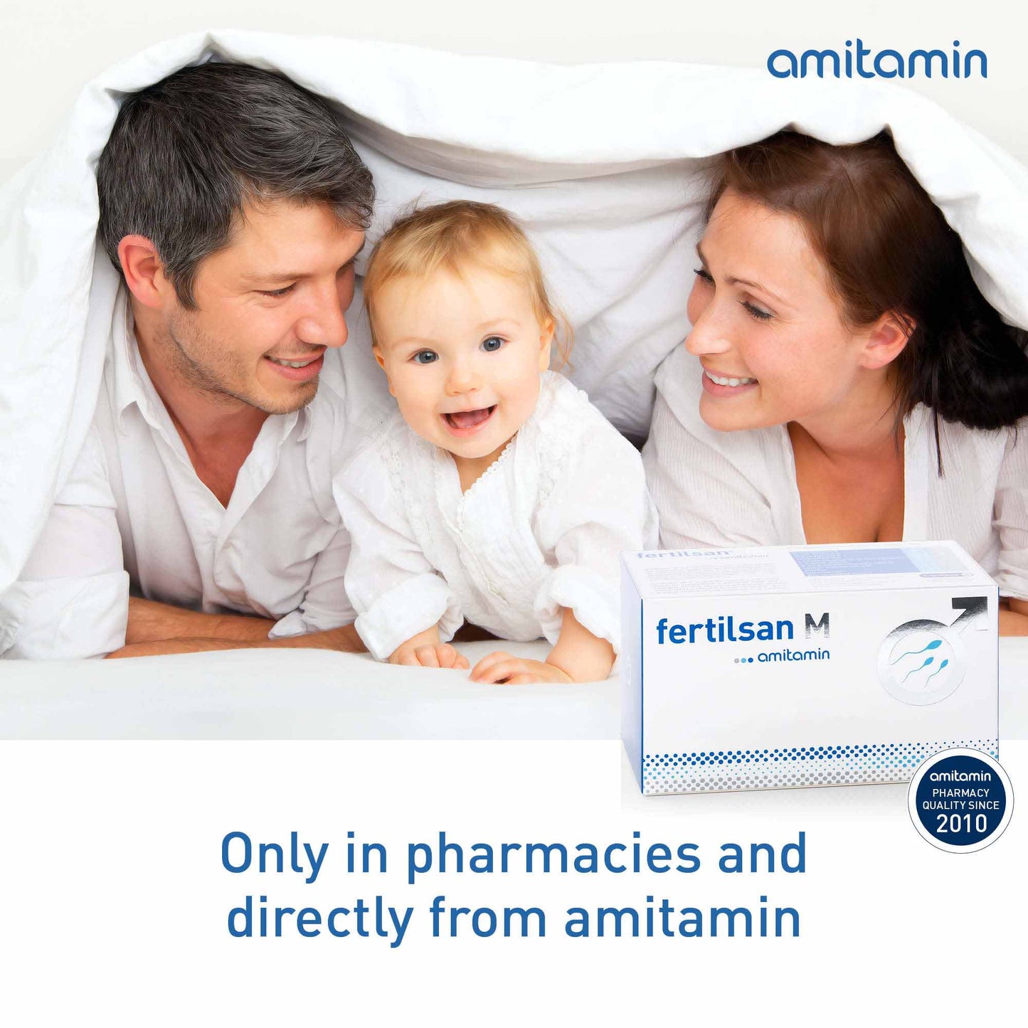 amitamin fertilsan M (Powder)-Award Winning Formula to Enhance Male Fertility (30 Days Supply)
