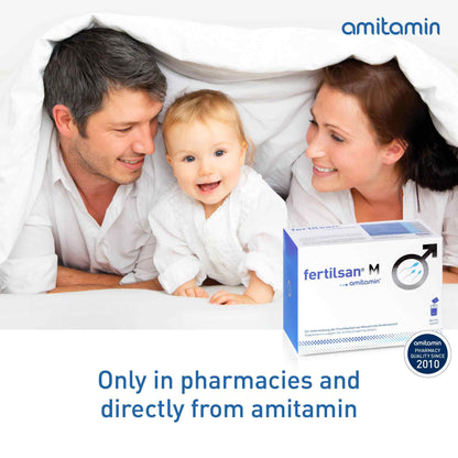 amitamin fertilsan M (Powder)-Award Winning Formula to Enhance Male Fertility (30 Days Supply)