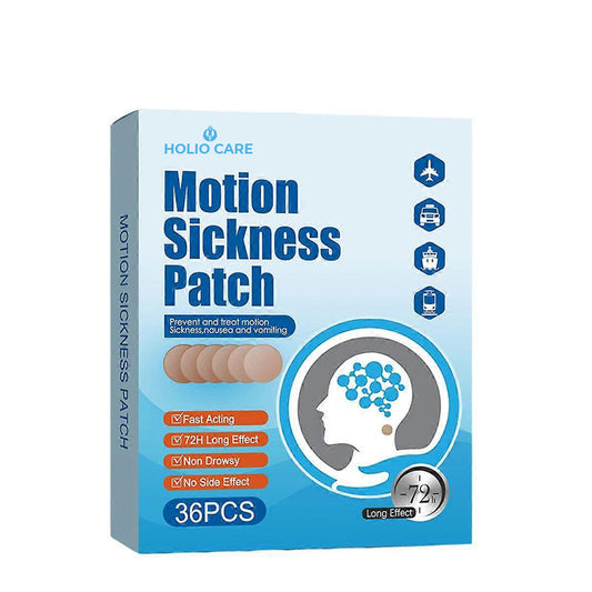 Holio Care Motion Comfort Patches – Natural Travel Support for Cars, Ships & Airplanes | Suitable for Adults & Kids