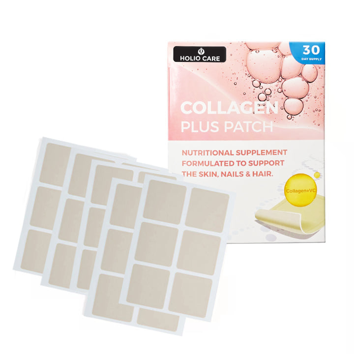Holio Care Collagen Plus Anti-Aging Patch – Easy-to-Use Skin Rejuvenation Patch with Collagen Peptides for Youthful Glow (30-Day Supply)