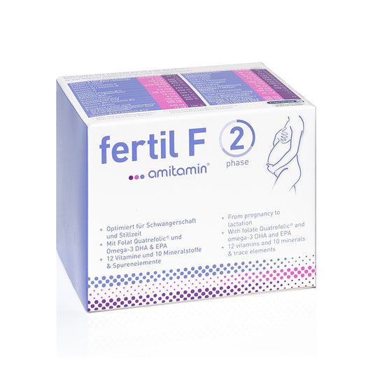 amitamin fertil F Phase 2-Optimized Prenatal Formula for Ladies During Pregnancy & Lactation (30 Day Supply)
