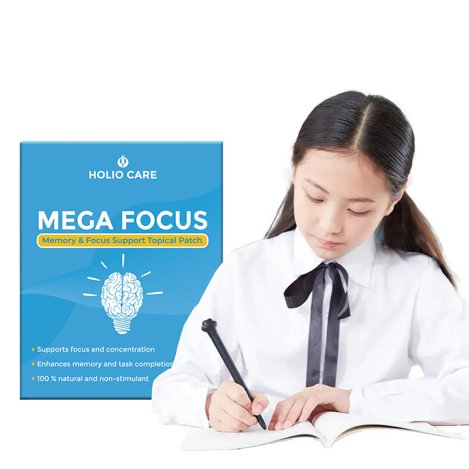 Holio Care Mega Focus Patch – Daily Natural Support for Focus, Concentration & Cognitive Performance