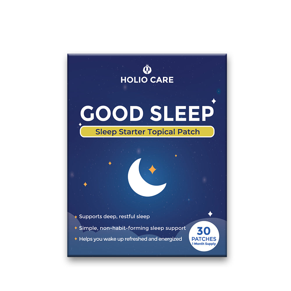 Holio Care Good Sleep Patch – Natural, Fast-Acting Support for Restful Sleep (30-Day Supply)