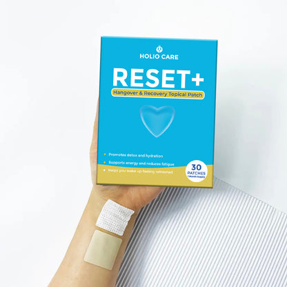 Holio Care Reset+ Recovery Patch – Natural Vitamin-Infused Patch for Hangover Relief, Energy & Wellness Support