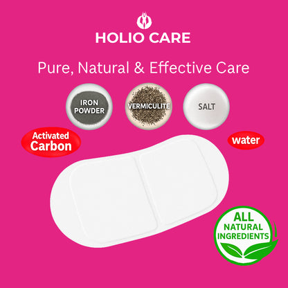 Holio Care Menstrual Heat Patches — Fast-Heating, Long-Lasting Warmth for Period Comfort | Up to 8–10 Hrs | 3 Discreet Adhesive Patches