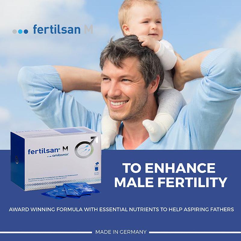 amitamin fertilsan M (Powder)-Award Winning Formula to Enhance Male Fertility (30 Days Supply)