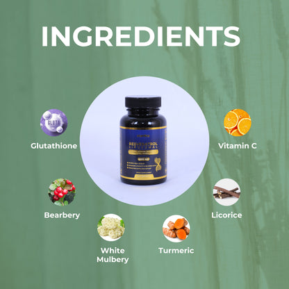 vtamino Superwhitening- Pure 99% Liposomal Glutathione Supplement with Collagen & Vitamin C-The Ultimate Skin Tone Formula (1 Month Supply)