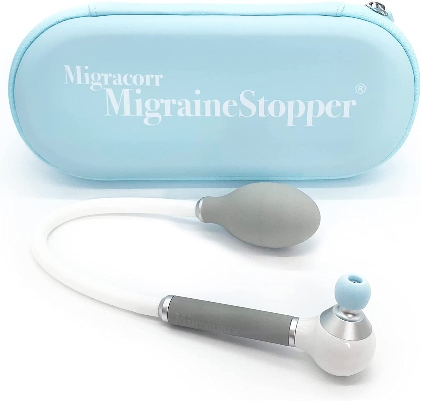 Migracorr Migraine Relief Device – Clinically Proven Migraine Relief Products – Relieve Migraine Pain in Minutes with Migraine Ear Pressure Relief – Tension Headache Relief Device 100% Natural Remedy
