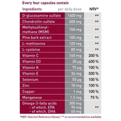 أميتامين أرثرو٣٦٠ - تركيبة متطورة لمفاصل وعظام قوية وصحية (كمية تكفي ٣٠ يومًا)