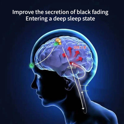 جهاز تدليك الرأس الكهربائي EMS - مساعد على النوم وعلاج الصداع النصفي والتوتر والأرق والصداع